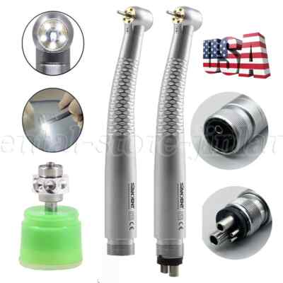 Pieza de mano de alta velocidad con luz LED e-generador 2/4Hole For NSK Pana Max