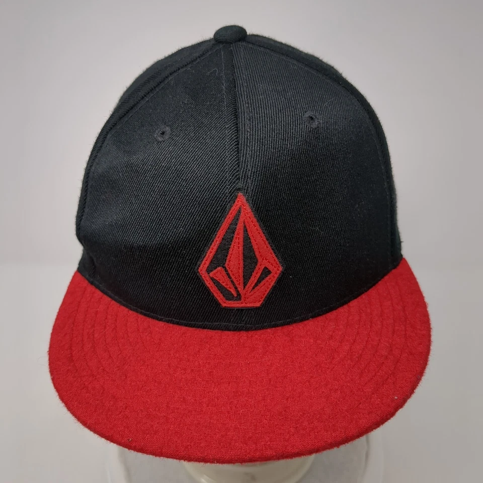 Volcom Youth Fitted Hat Multicolor One Size Flexfit Embroidered Vented Holes - Image 2 of 4