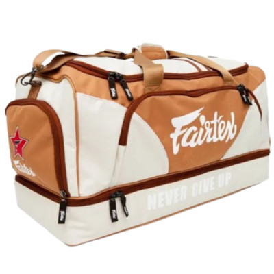 Fairtex Gym Bag 2 Khaki for Equipment Gear Sports Boxing Muay Thai MMA K1 Waterp