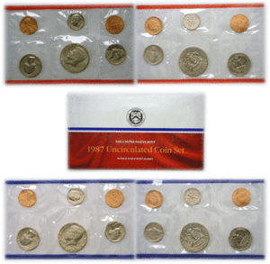 1987 US Mint Set P&D Uncirculated 1987 US Mint Set P&D Uncirculated
