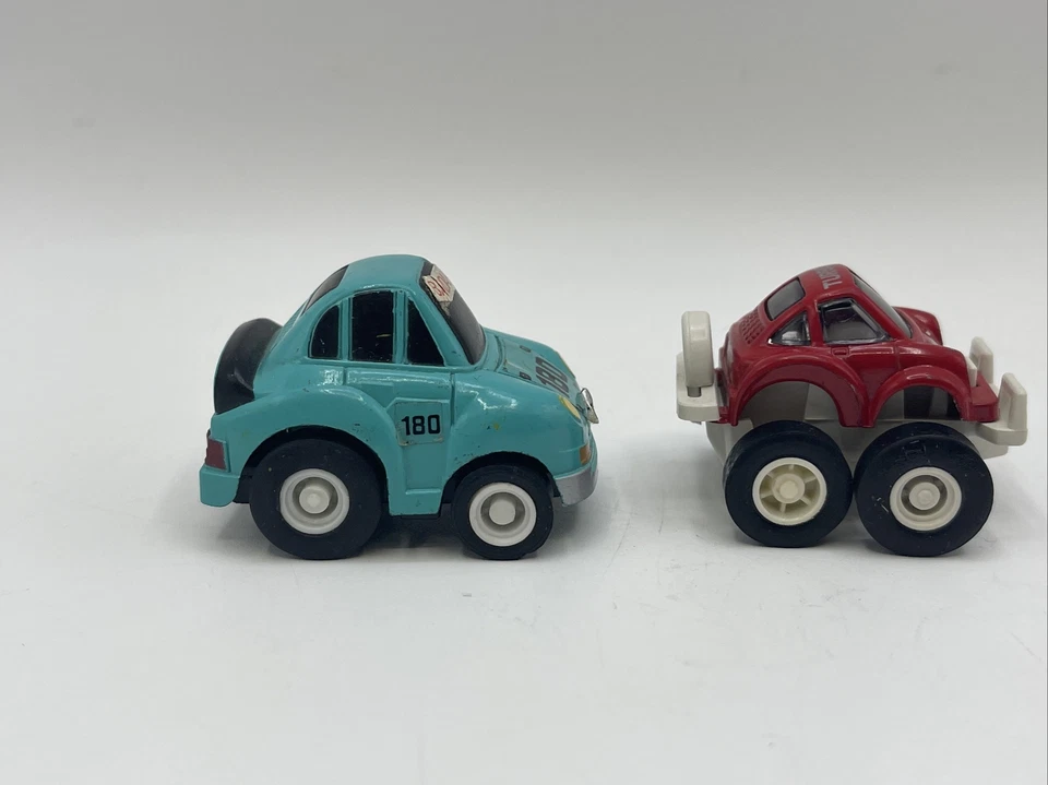 Mini Porsche DIL de los 80 lote 2 coches retrocededores vintage raro Foto 3 de 4