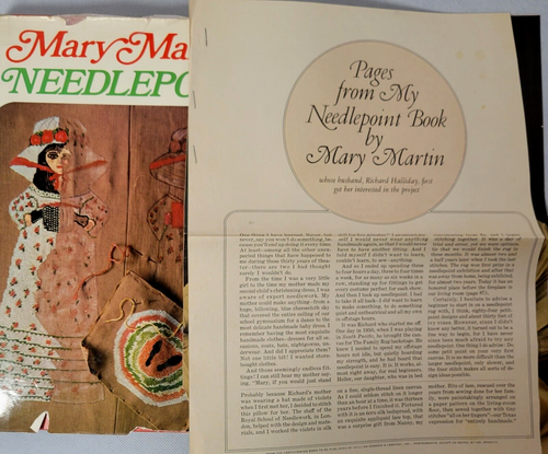 Mary Martin's Needlepoint (Broadway Star-Peter Pan, Sound of Music) 1969, HC - Imagen 18 de 18