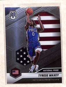 2020-21 Panini Mosaic #259 Tyrese Maxey Silver Prizm NM
