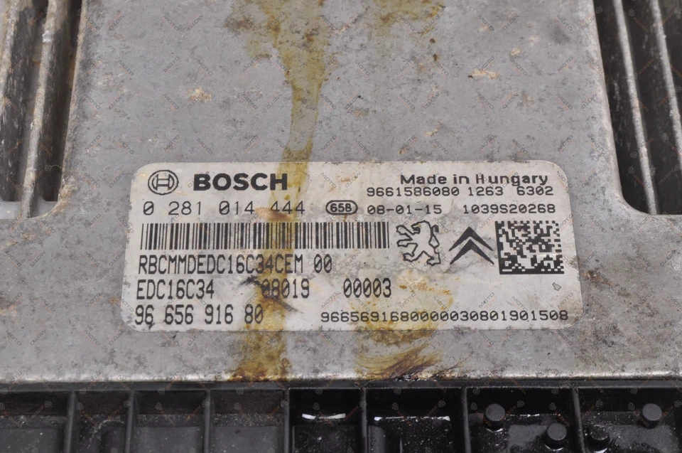 CITROEN NEMO 1.4 HDi 68CV Centralina Motore 9661586080 - Immagine 2 di 4