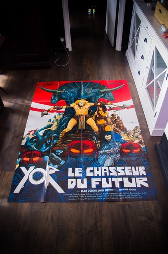 YOR THE HUNTER French Grande Vintage Movie Poster Original 1983