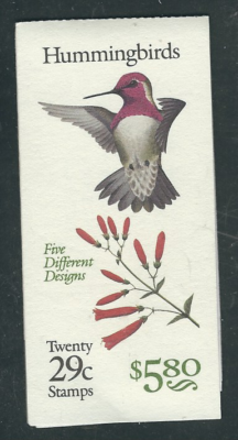 Scott #2642/629 CentHummingbirdsBooklet of 20 | eBay