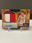 2024-25 NBA Panini Select Reed Sheppard Orange Pulsar Rookie Patch Auto 04/30