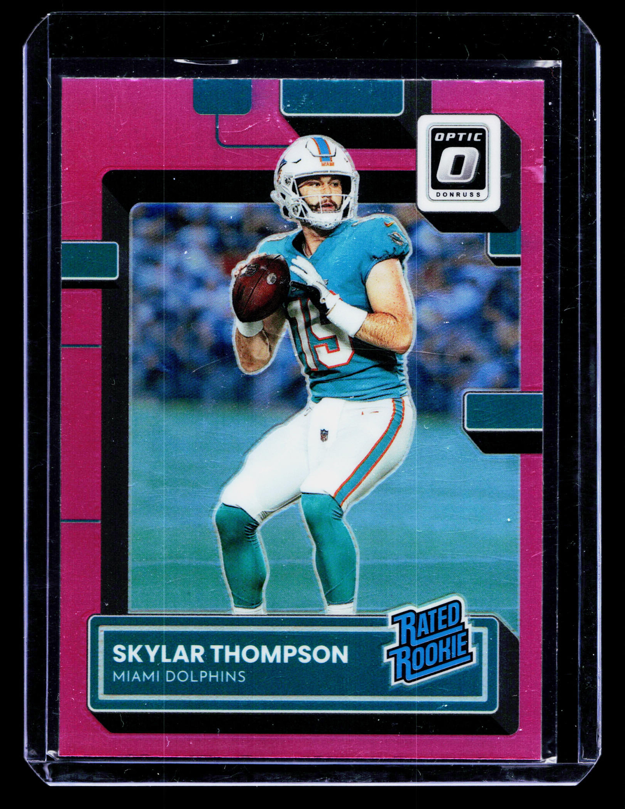 2022 Donruss Optic Pink Skylar Thompson #276 RC Miami Dolphins