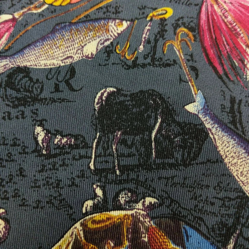 Corbata de seda de novedad para peces carrete aparejos caña aparejos caña de pescar Church's Foto 2 de 4