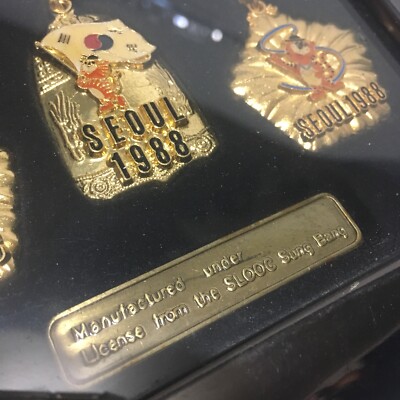 1988 Olympic Games SEOUL Limited Edition Set of 3 Keychains FRAME