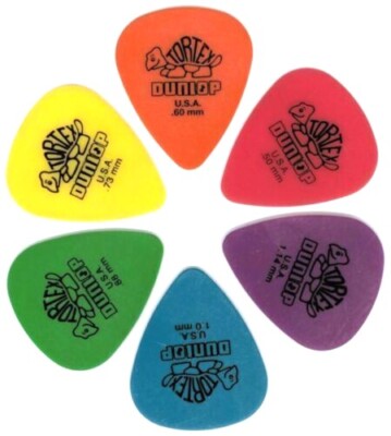 Jim Dunlop Tortex Standard E-Gitarre Gitarrenplektrum - Plektrum - UK-Verkäufer