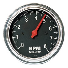 Autometer 2499 Traditional Chrome Tachometer Gauge 3-38 In. Electrical