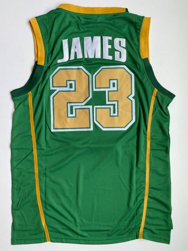 LeBron James #23 St Vincent St Mary Irish High School Jersey Men Size M Medium | eBay