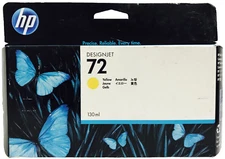 New Genuine HP 72 Yellow Ink Cartridge Designjet T610, T620