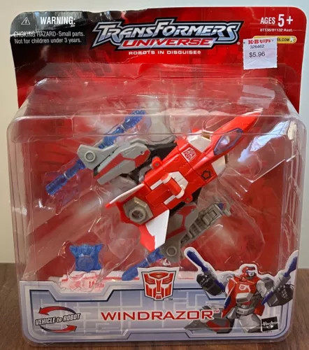 Transformers Universe Robots in Disguise Windrazor Figure RID 2005 New P1