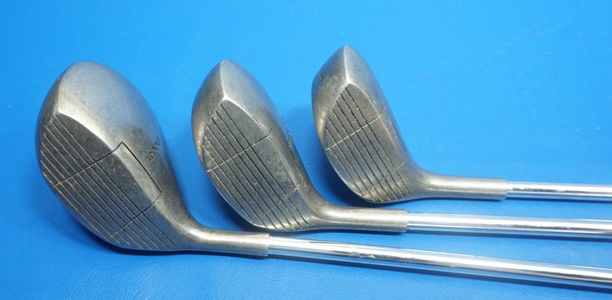 vintage Wilson 1200LT golf club set 1-3-5 metal fairway woods & 3