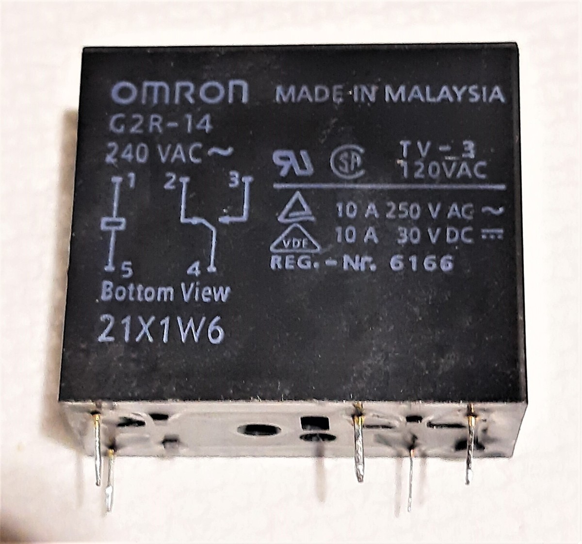 Relais Omron G2R-14 24VAC - Neuf En Emballage D'origine - Pour Projets électriques/automatismes