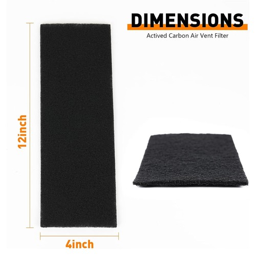 20Pieces 12"x4"Activated Carbon Filters Mat Cat Litter Boxes Charcoal Filter Cat - Picture 11 of 17