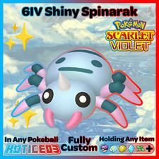 ✨ Shiny Spinarak 6IV ✨ Pokemon Scarlet & Violet 🚀 Fast 🚀