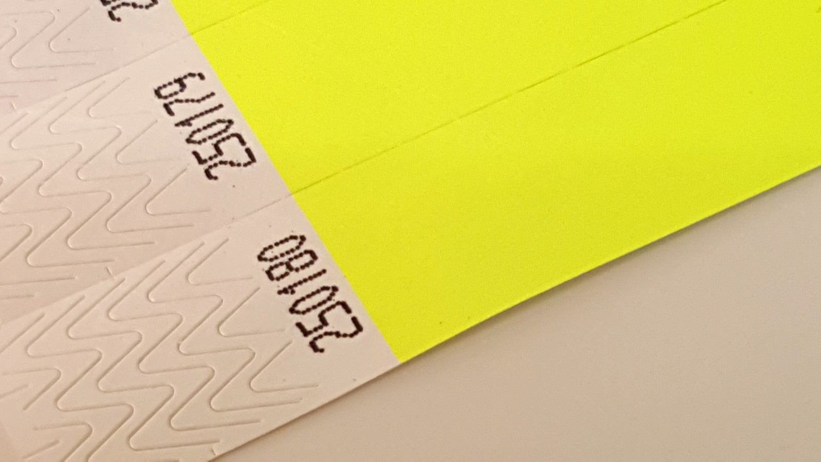 Printed Tyvek Wristbands 100 25mm Party, events, security bands eBay