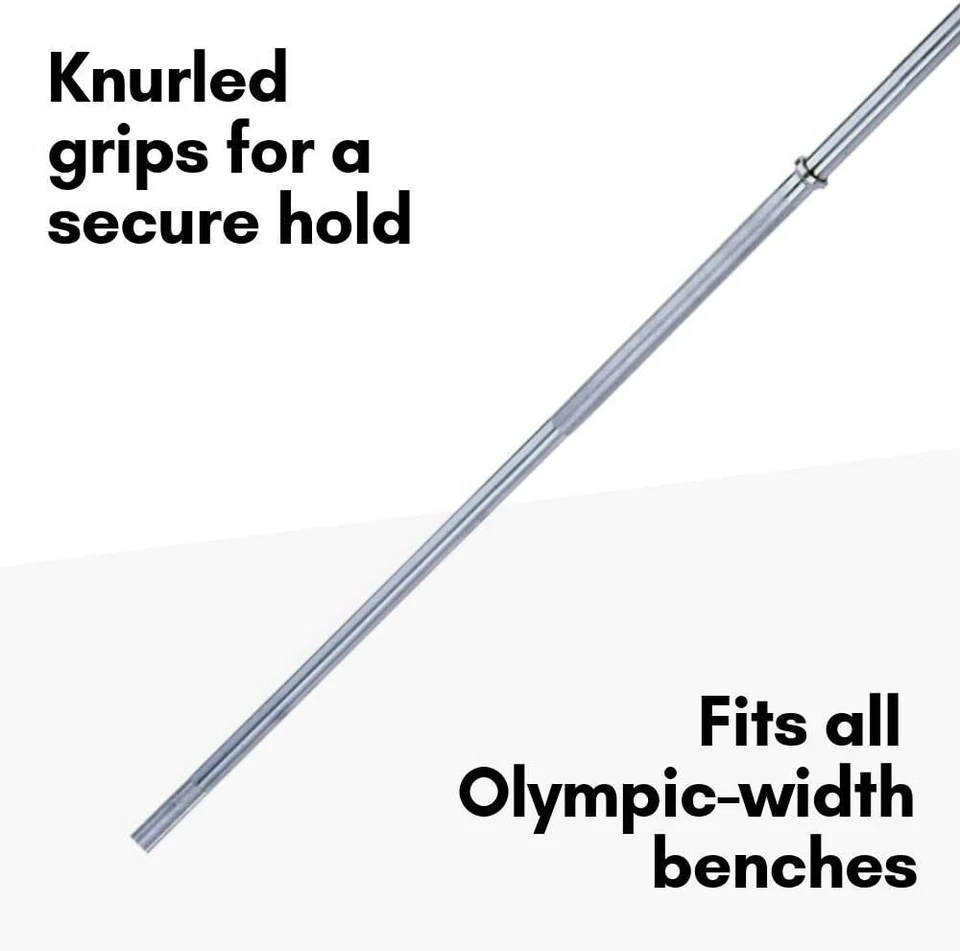 Barra estándar Body-Solid Foto 2 de 3