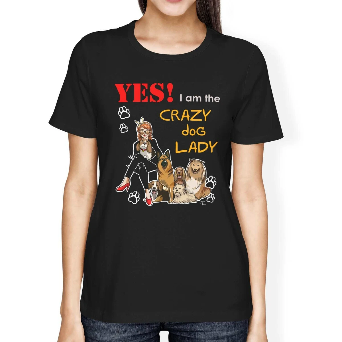 Crazy dog t on sale shirt