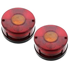 2x DDR Rückleuchte Rücklicht rund ohne KZN f. viele DDR Anhänger & IFA Fahrzeuge