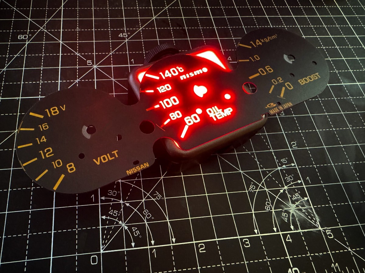 NISMO Style Meter, Nissan R34, GTT Skyline, Triple Custer, Oil