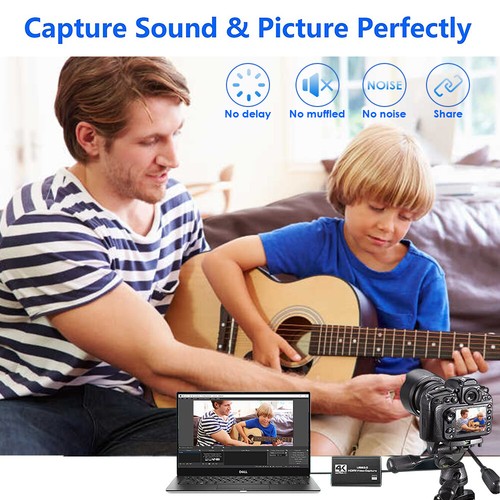 4K USB 3.0 HDMI Videoaufnahmekarte 1080P HD Capture Card Videorecorder Grabber - Bild 6 von 13