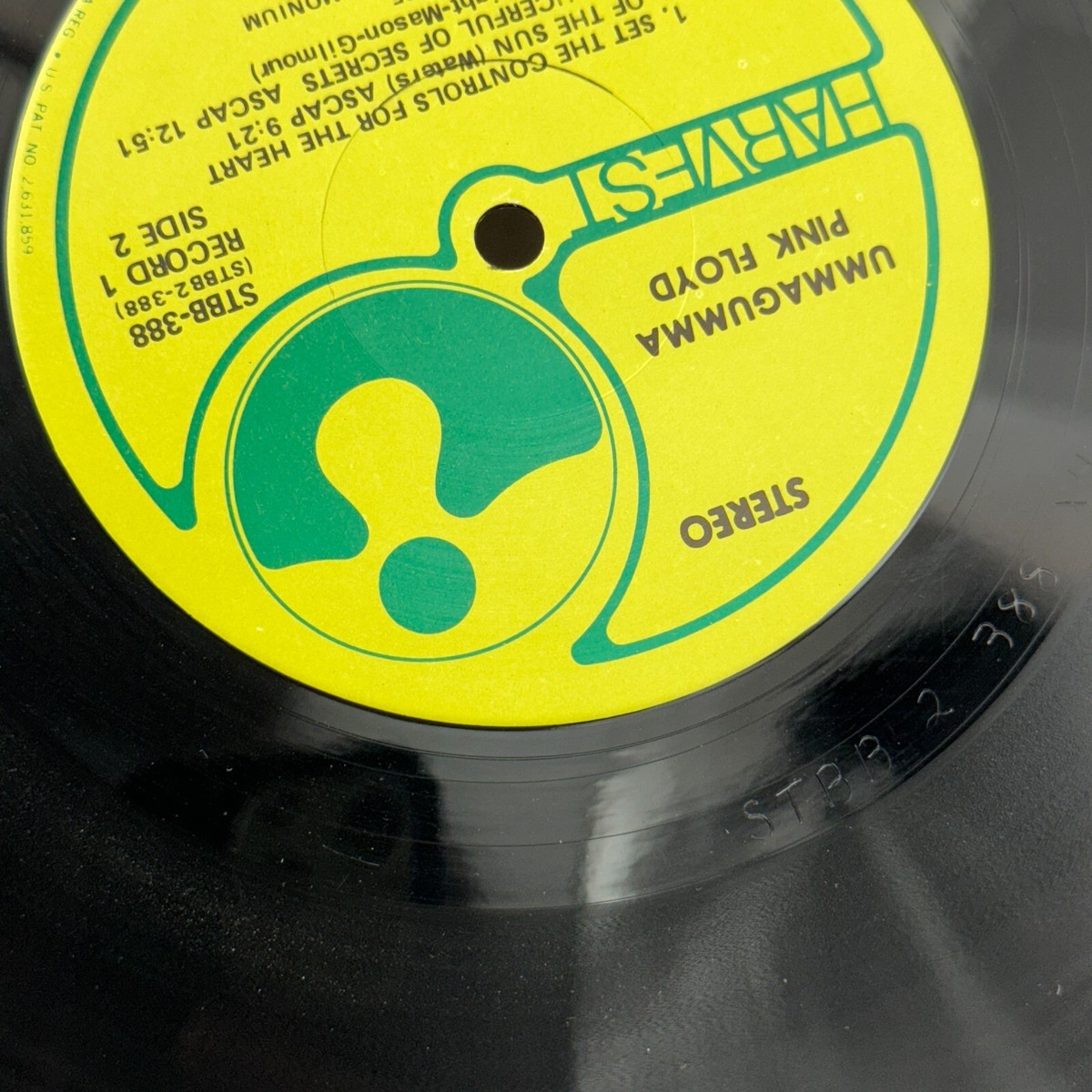 PINK FLOYD Vinyl LP Record Umma Gumma 1969 MISPRINT STTB-388 EMI