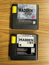 Madden NFL 96 & 97 (Sega Genesis, 1996) Cartridges Only Tested Lot Free Shipping