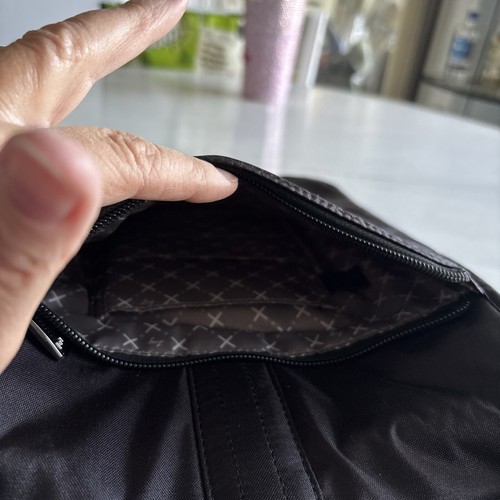 NWOT Lug Moped Medium Crossbody Bag Black Textured RFID Travel Adjustable - Picture 5 of 5