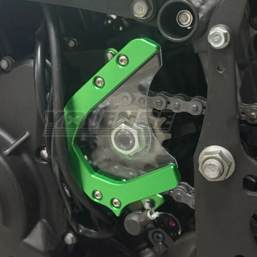 Für Kawasaki Ninja 500 24 25 Grün Vorne Kettenraddeckel Kettenschutz Schutz - Bild 2 von 12