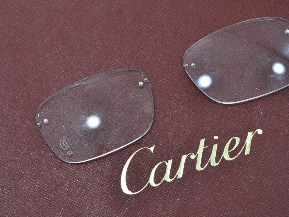 非売品　Cartier スタンド鏡 Cartier Rimless Replacement Lenses For C Decor Metal,wood Or Horn
