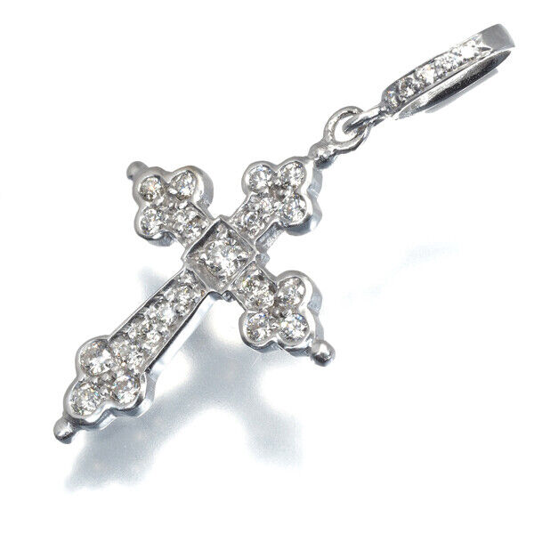 Auth Loree Rodkin Pendant Gothic Cross Diamond Medium 18K Auth Loree Rodkin Pendant Gothic Cross Diamond Medium 18K