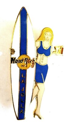 HARD ROCK CAFE HRC BROSCHE - LA JOLLA SURFBOARD ''CLOSE CAFE''