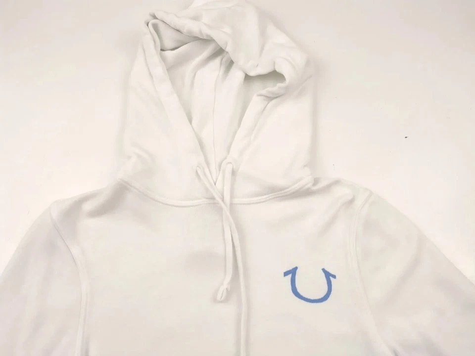 Sudadera con Capucha True Religion Para Mujer XS Roja Manga Larga Cremallera Completa Manga Larga Bolsillos Foto 2 de 4