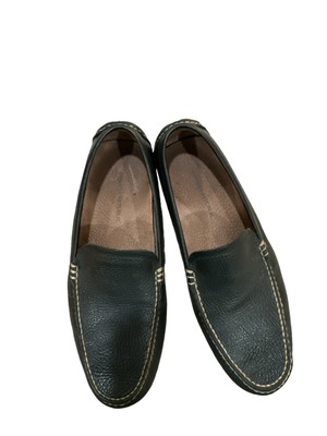 Banana Republic Dark Brown Leather Slip-Ons Driving Mocs Banana Republic Brown Leather Slip On Driving Moccasins  main image 4