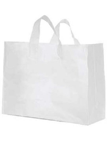 Bags Plastic Frosty Clear 100 Retail Merchandise Shopping Gift 16 x 6 x 12" - Picture 5 of 5