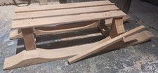 *SLITTINO NEVE  IN LEGNO ROBUSTO VINTAGE