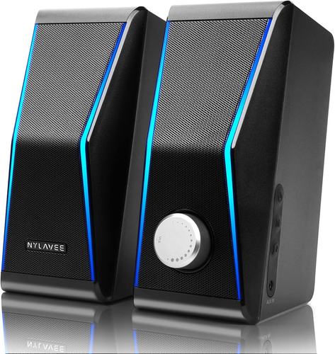 Computer Speakers, Dynamic RGB PC Speakers, Bluetooth 5.0 Hifi Computer Speakers - 第 11/12 張圖片