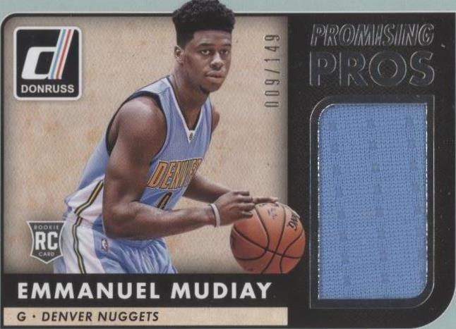 2015-16 Panini Donruss - Emmanuel Mudiay #8 - 1 of 1