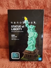 Nanoblock, Statue of Liberty. Micro Sized Building Blocks. Over 650 Pcs.