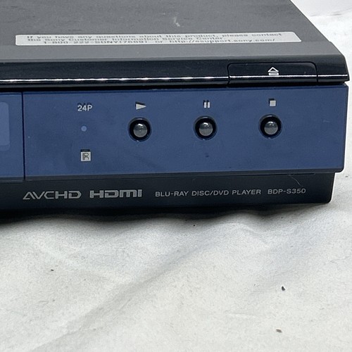 Sony BDP-S350 Lettore Blu-ray Disc/DVD Nero - No Telecomando ottime condizioni - Foto 4 di 10