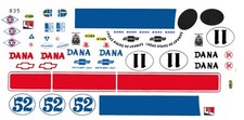 11 52 1967 Lola T70 Dana Chevrolet Can Am 132nd Scale Waterslide Decals