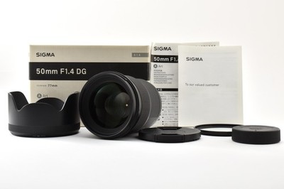 [Almost MINT/BOX] Sigma Art 50mm f/1.4 DG HSM For Nikon F From JAPAN