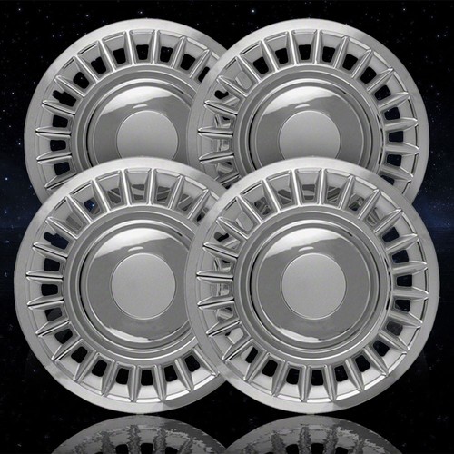 Set of Four 14' Silver Hubcap Wheel Covers for 2000-02 Toyota Corolla (Push- on
