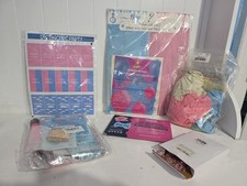 Gender Reveal New Set Sticker, Ballons, Baby Pacifiers, Signs Boy Or Girl Set