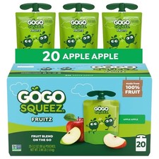 GoGo SqueeZ Applesauce, Apple Apple