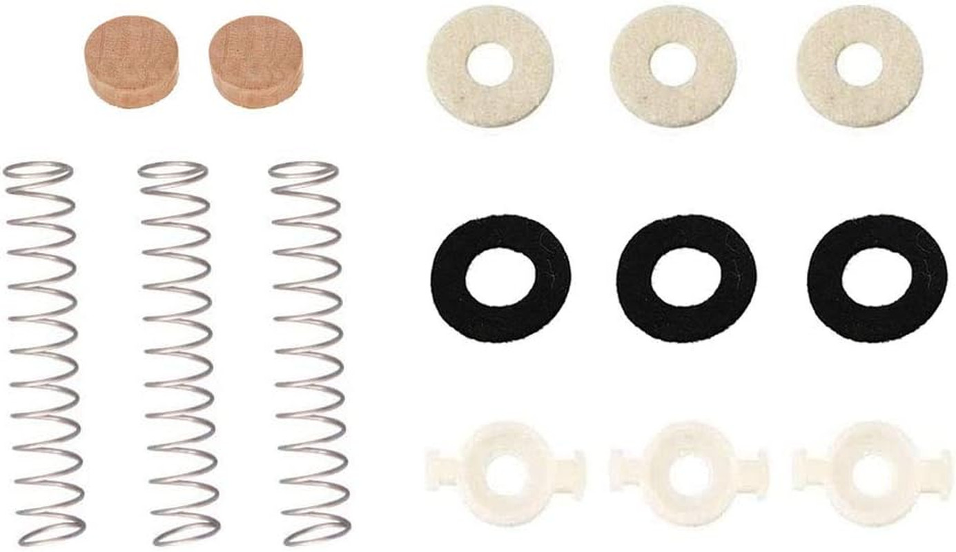 14Pcs Trumpet Valve Spring Felt Washers Cork Pad Set Trumpet Valve Replacement P